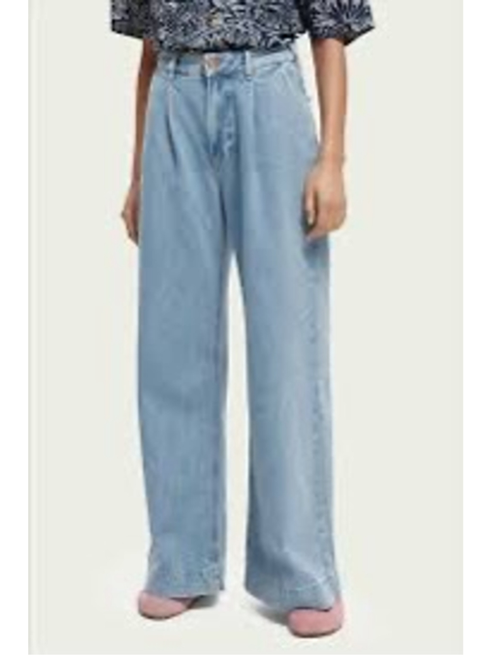 Scotch & Soda The Shore Wide Leg Pleated Jeans 29/32